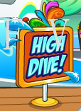 high dive sign