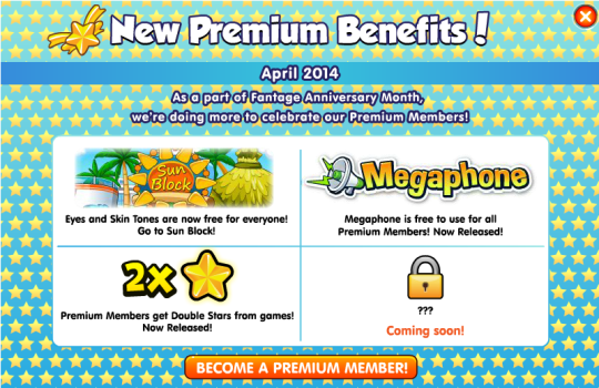 New Premium Benefits